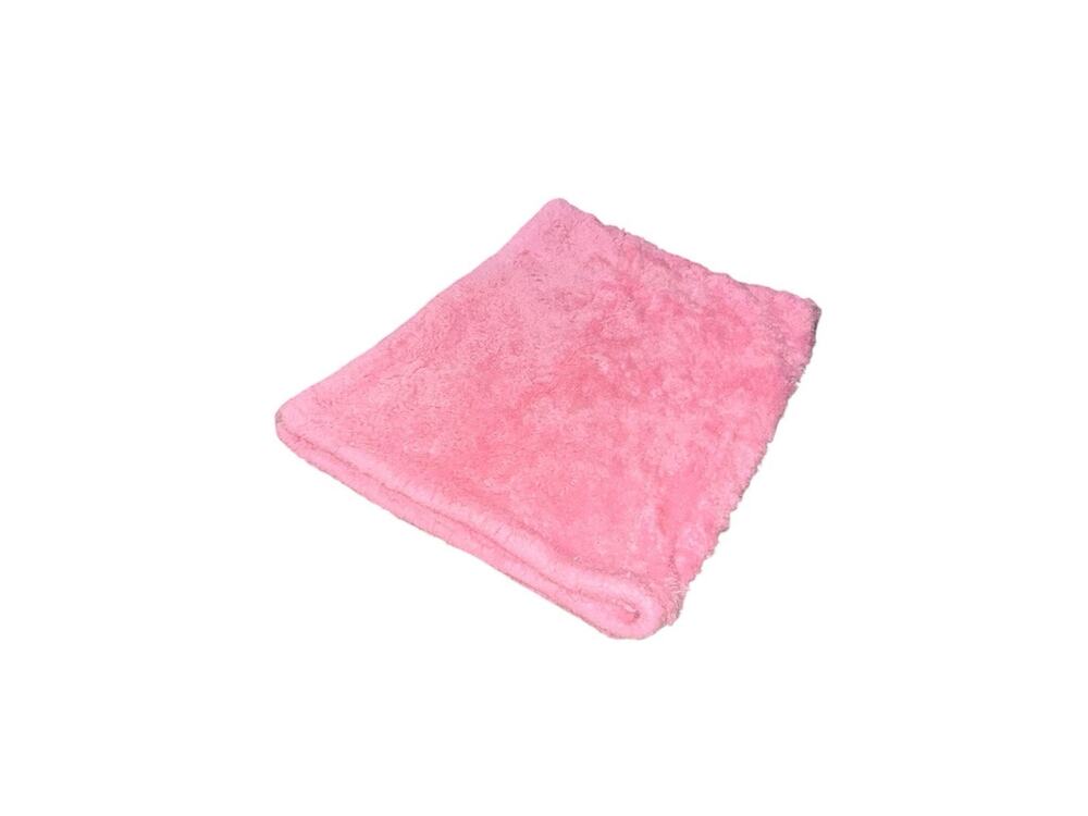 Vintage y2k Faux Fur Fleece Throw Blanket Pink Accent Cover Quilt Soft Thick